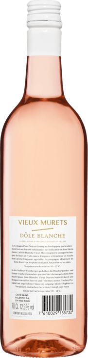 Vieux Murets Dôle Blanche du Valais AOC