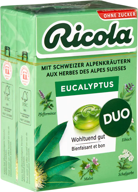 Bonbons aux herbes Eucalyptus Ricola