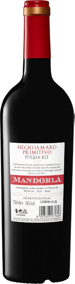 Mandorla Negroamaro/Primitivo di Puglia IGT Zurück