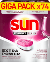 Tablettes pour lave-vaisselle Extra Power Expert All in 1 Sun