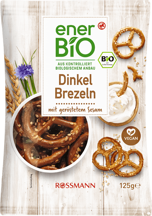 enerBIO Dinkel Brezeln Sesam 