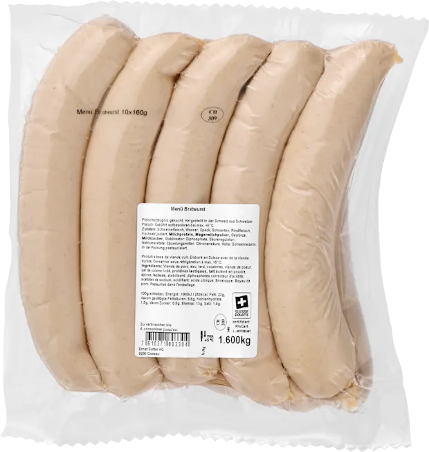 Suttero Metzger-Bratwurst 