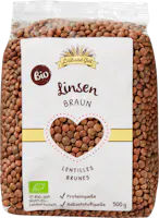 Lentilles brunes Bio Leib und Gut