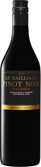 Le Bailliage Pinot Noir AOC Vaud  Vorderseite