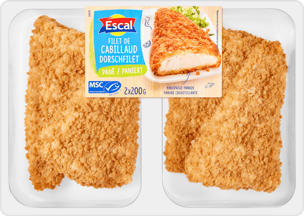 Filets de cabillaud Escal
