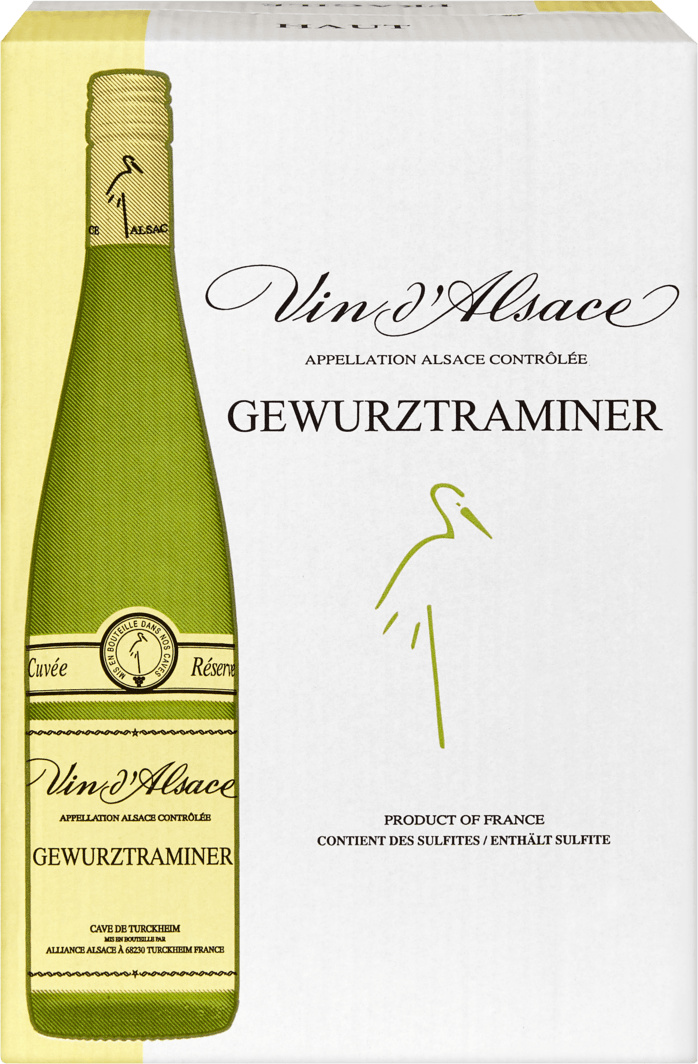 Gewürztraminer Cuvée Réserve d\'Alsace Weinshop 6 | 75 à cl - Denner Flaschen AOC