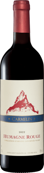 Carmelin Humagne Rouge du Valais AOC Vorderseite