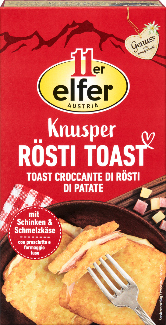 Elfer Knusper-Rösti-Toast