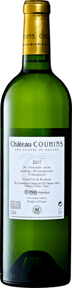 Château Couhins Blanc Pessac-Léognan AOC Cru Classé de Graves (Face arrière)