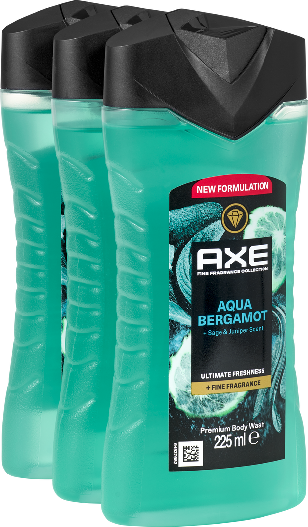 Axe Fine Fragrance Body Wash Aqua Bergamot