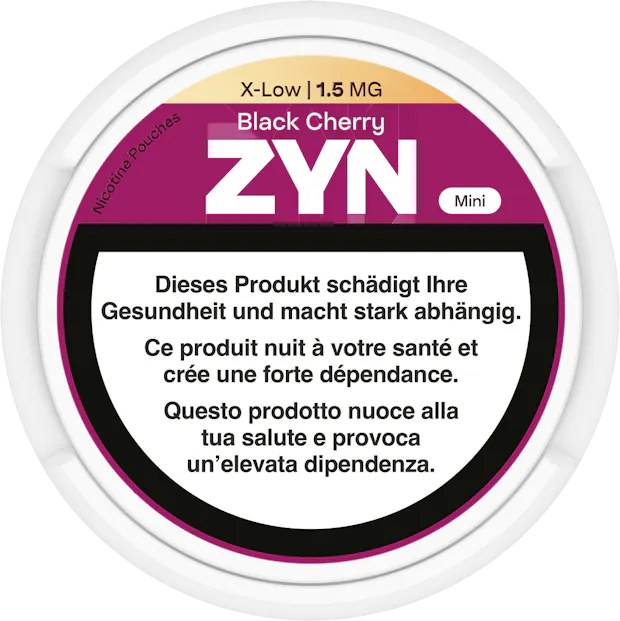 Snus Mini Black Cherry X-Low Zyn