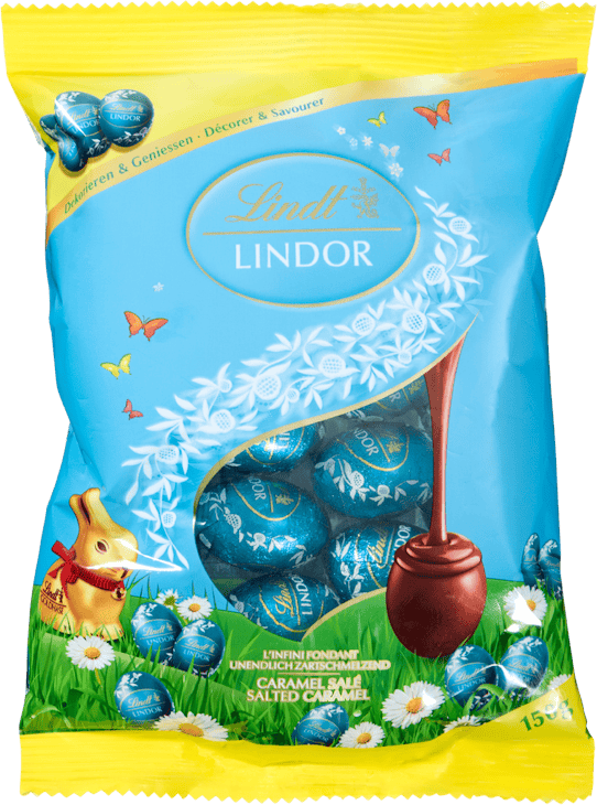 Petits œufs en chocolat Lindor Caramel salé Lindt