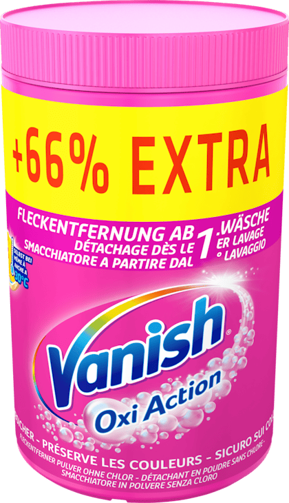 Vanish Oxi Action Fleckentferner Pulver Pink