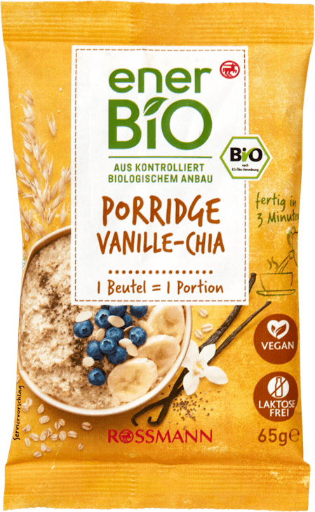 enerBiO Porridge Vanille-Chia 