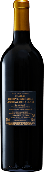 Château Pichon Longueville Comtesse de Lalande 2e Grand Cru Classé Pauillac AOC (Face arrière)