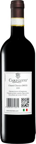 Carpineto Chianti Classico DOCG Arrière
