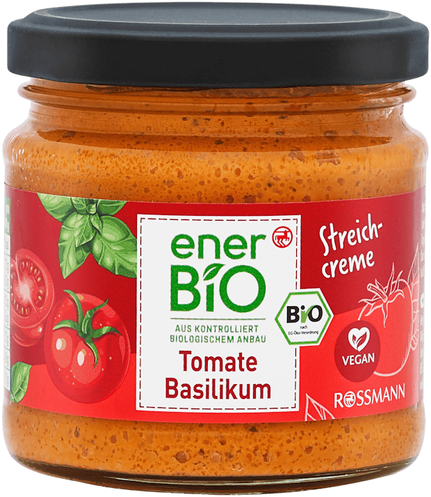 enerBIO Streichcreme Tomate Basilikum 