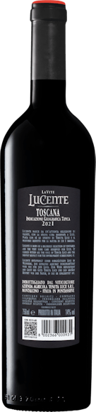 Lucente La Vite Toscana IGT  (Rückseite)