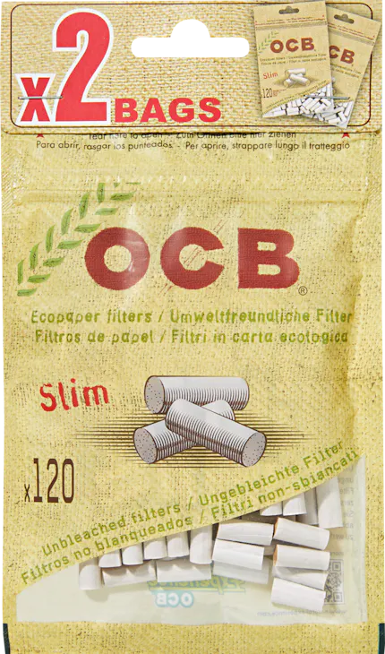Filtres à cigarettes Organic Slim OCB