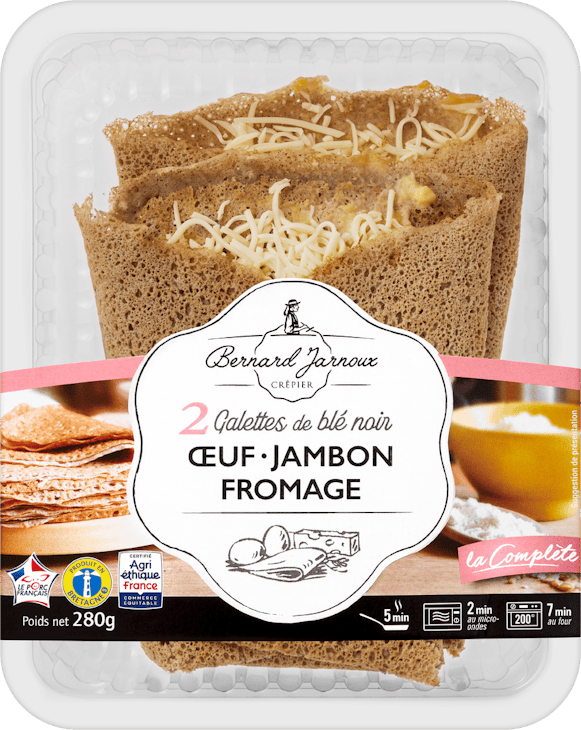 2 Galettes de blé noir Bernard Jarnoux